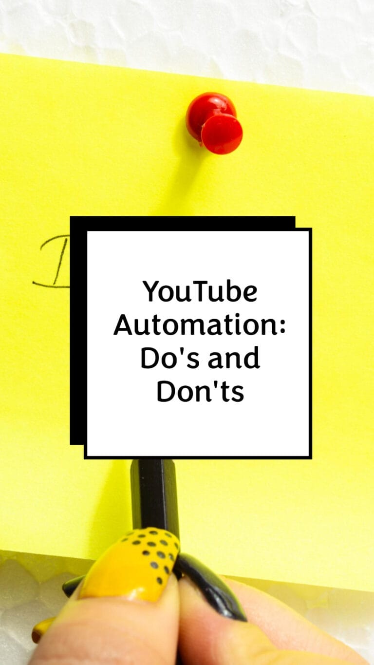 YT automation do's and don'ts